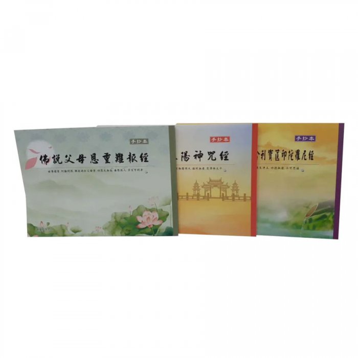 三合經手抄本 (父母恩重難報經、八陽神咒經、一切如來心陀羅尼經)